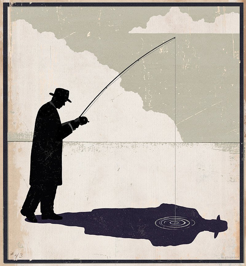 illustration of fisherman