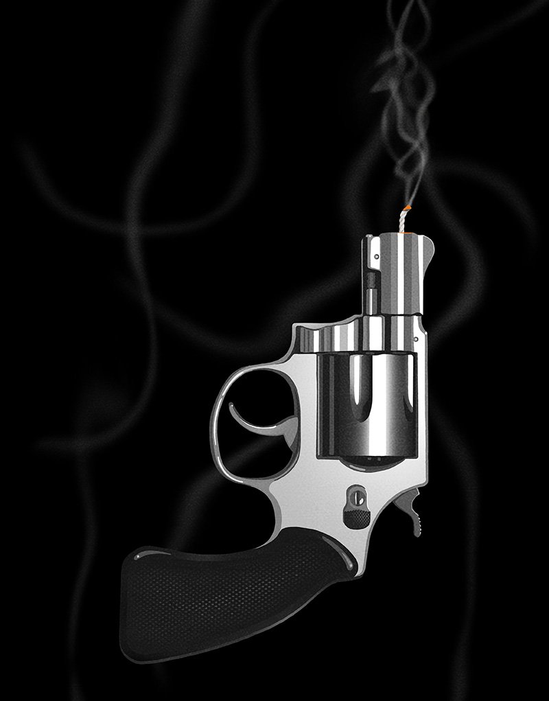 Revolver illustration